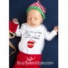 Baby Neck Bodysuit "My first Christmas"
