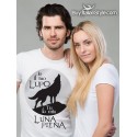 T-shirt uomo "Io il tuo lupo, tu la mia luna piena"