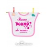 Baby Bib"Tonight I sleep over at granny's"