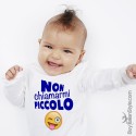 Body neonato "Non chiamarmi piccolo-piccola"