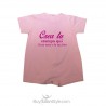 Pagliaccetto rosa - azzurro"personalizzabile"