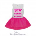 Abitino bimba con gonna in tulle "Sta' senza pensier' "