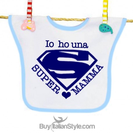 Bavaglino "Tanti auguri papà Io non so parlare, ma per fortuna tu sai leggere"