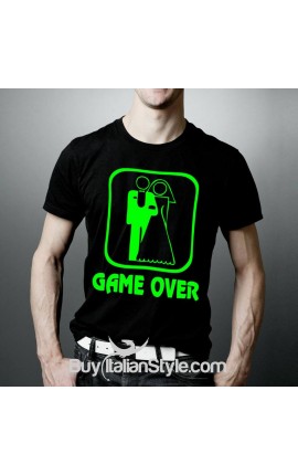 T-shirt uomo manica corta "Game over"