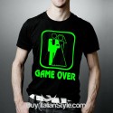 T-shirt uomo manica corta "Game over"