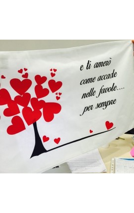 federa singola per cuscino e ti amerò come accade nelle favole per sem