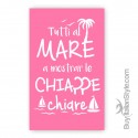 Telo mare "Tutti al mare a mostrar le chiappe chiare"