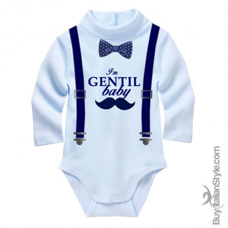 Body lupetto "I'am gentil baby "