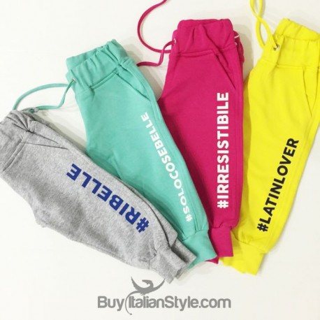 Pantaloni felpa leggera personalizzabili