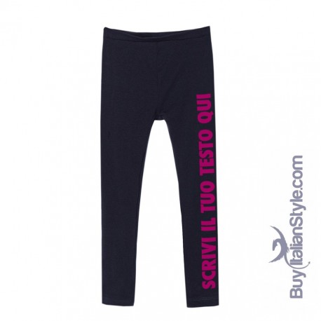 Leggings bimba personalizzabile