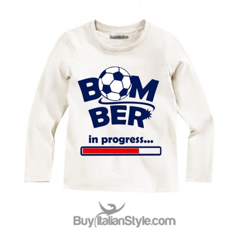 T-shirt MANICA LUNGA "Bomber in progress"