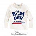 T-shirt MANICA LUNGA "Bomber in progress"