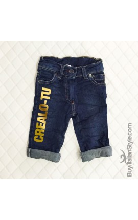 Jeans bimbo personalizzabile 