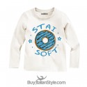 T-shirt manica lunga "Sono un tipo soft"