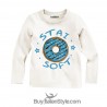 T-shirt manica lunga "Sono un tipo soft"