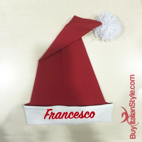 Cappellino BABBO NATALE personalizzabile