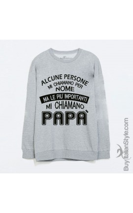 Basic Men's Sweater "Some people call me by name but the most important ones call me Daddy"