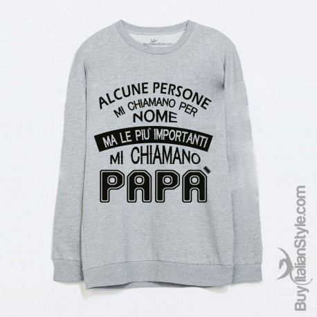 Basic Men's Sweater "Some people call me by name but the most important ones call me Daddy"