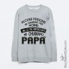Felpa basic uomo con stampa