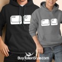 Felpa con cappuccio Uomo "Ctrl+c"