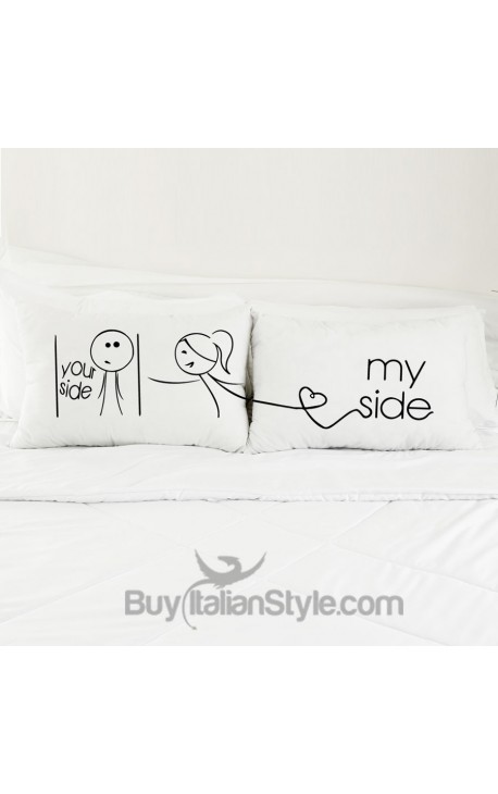 My Side Your Side Couples Pillowcases