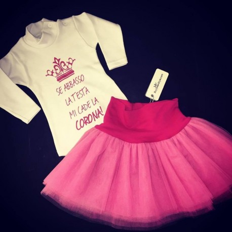 gonna tutù in tulle bimba e neonata