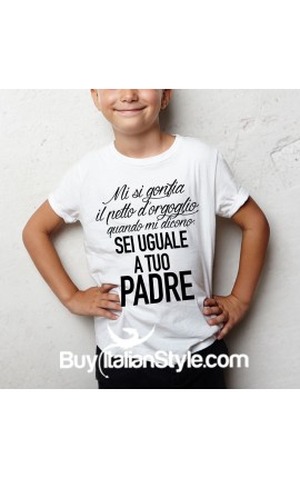100/% perfetto manica corta bambino//neonato t-shirt festa del papà 50/% MAMMA PAPA/' 50/%