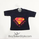 Mini T_SHIRT per auto "Super papà", idea regalo festa del papà