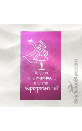 Beach towel "I’M A MUM WHAT IS YOUR SUPERPOWER?"