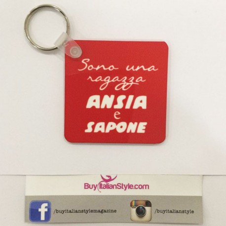 Portachiave personalizzabile con dedica