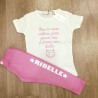 T-shirt bimba mezza manica  non so come abbiano fatto questi due a farmi così bella