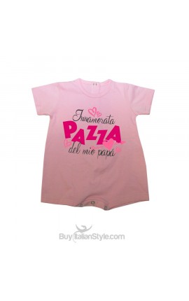 Baby romper "I'm crazy in love with my dad"