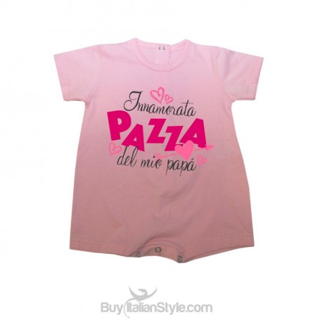 Baby romper "I'm crazy in love with my dad"