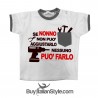 T-shirt con taschino "Se nonno non può aggiustarlo"