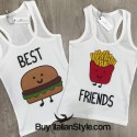 PACK: Canotta o T-shirt "Hamburger e Patatine"