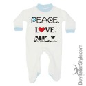 Tutina invernale o estiva a scelta "Peace Love Milk"