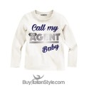 T-shirt MANICA LUNGA "Call my agent baby"