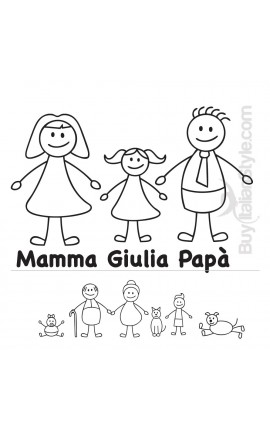 Sticker famiglia "Nonno"