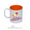 Deliziosa tazza di plastica infrangibile personalizzabile