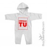 Tutina in felpa "Innamorata pazza"