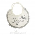 Bavaglino Organza PERSONALIZZABILE con nome