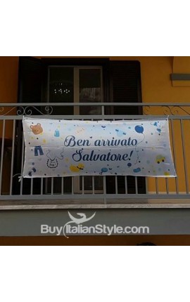 Striscione PERSONALIZZABILE con foto e frase