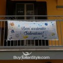 Striscione PERSONALIZZABILE con foto e frase