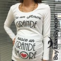 T-shirt premaman amore grande