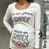 T-shirt premaman amore grande
