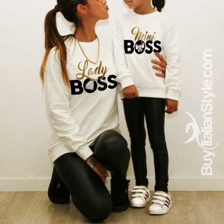 felpe coordinate mamma figlia