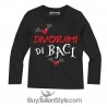 Maglia bimbo halloween "Divorami di baci"