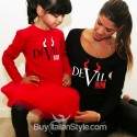 Maglia bimbo/a halloween "Devil baby"