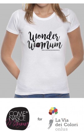 T-shirt Donna "Wonder WoMum"