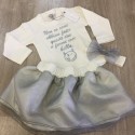 T-shirt manica lunga "Non so come abbian fatto questi due a farmi così bella"